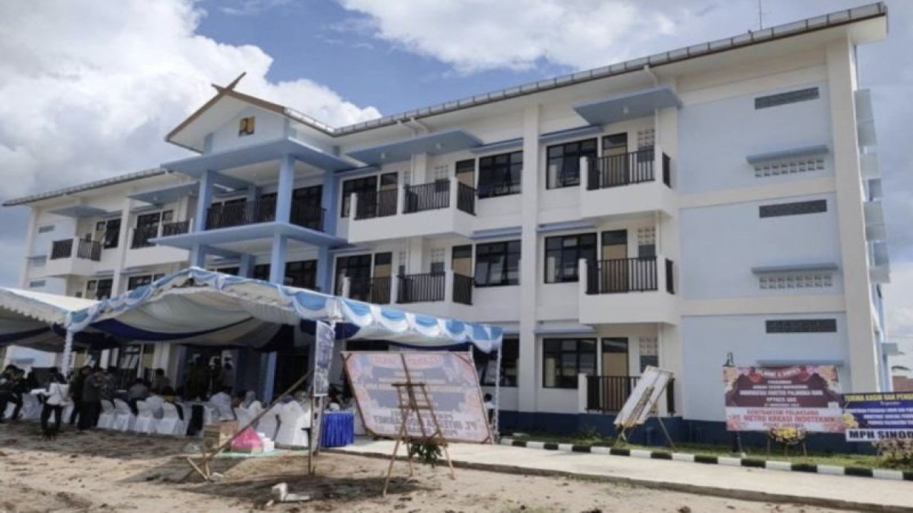 Rusun Mahasiswa UKPR yang dibangun oleh Kementerian PUPR, Selasa (21/11/2023). (ANTARA/HO-Tim Teras Narang)