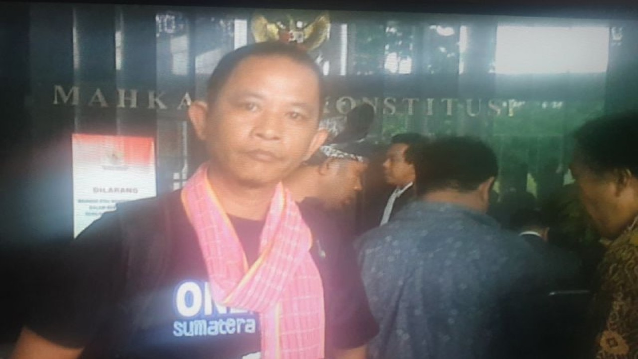 Seniman Palembang Ali Goik. (ANTARA/Yudi Abdullah/23)