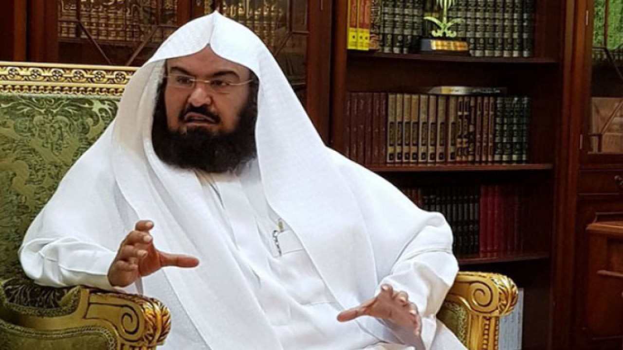 Imam besar Masjidil Haram, Sheikh Abdur-Rahman As-Sudais. ANTARA/Bambang Purwanto/am.
