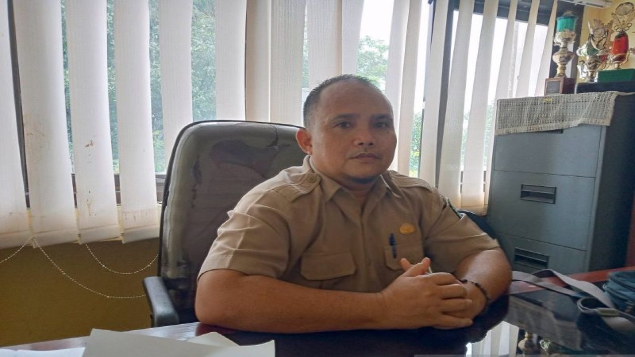 Kepala Bidang Usaha Perdagangan DKUKMPTK Belitung, Hamzah (ANTARA/Kasmono-Apriliansyah)