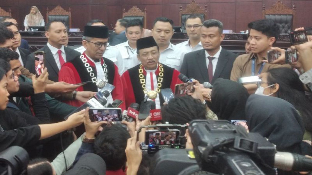 Ketua Mahkamah Konstitusi (MK) Suhartoyo (ANTARA/Fauzi Lamboka)