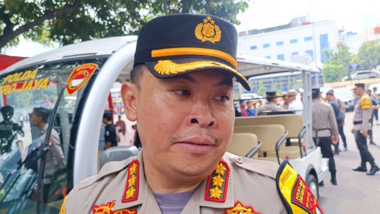 Kombes Susatyo Purnomo Condro saat ditemui di Polda Metro Jaya pada Sabtu (4/11/2023). ANTARA/Risky Syukur