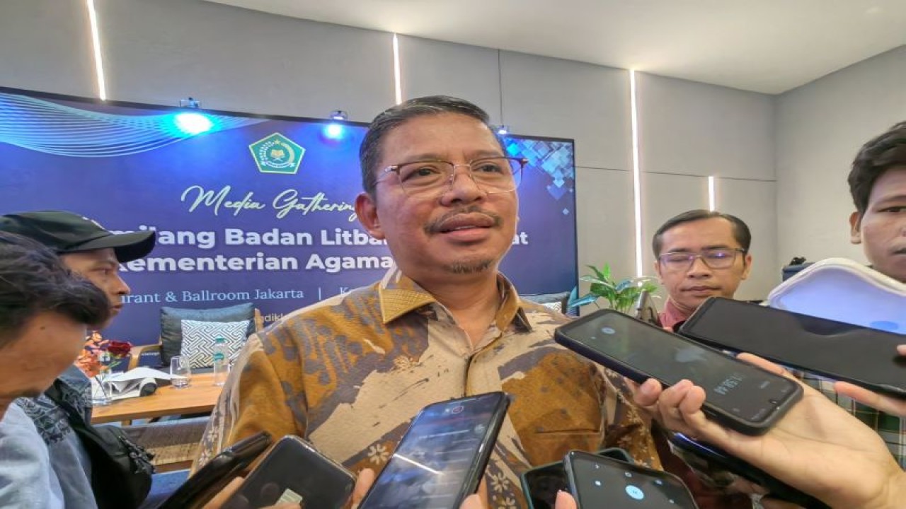 Kepala Balitbang Diklat Kemenag Suyitno. (ANTARA/Asep Firmansyah).