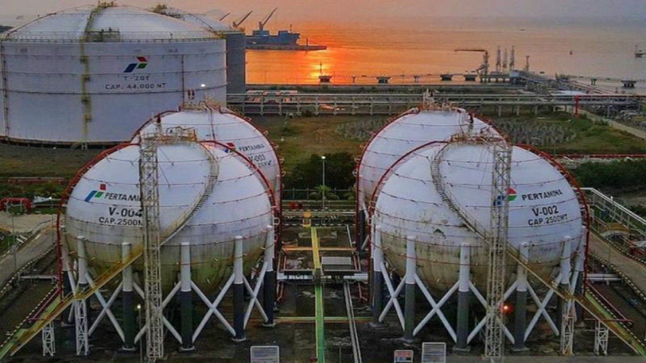 Ilustrasi - Terminal LPG Tanjung Sekong. (ANTARA/HO-Pertamina)