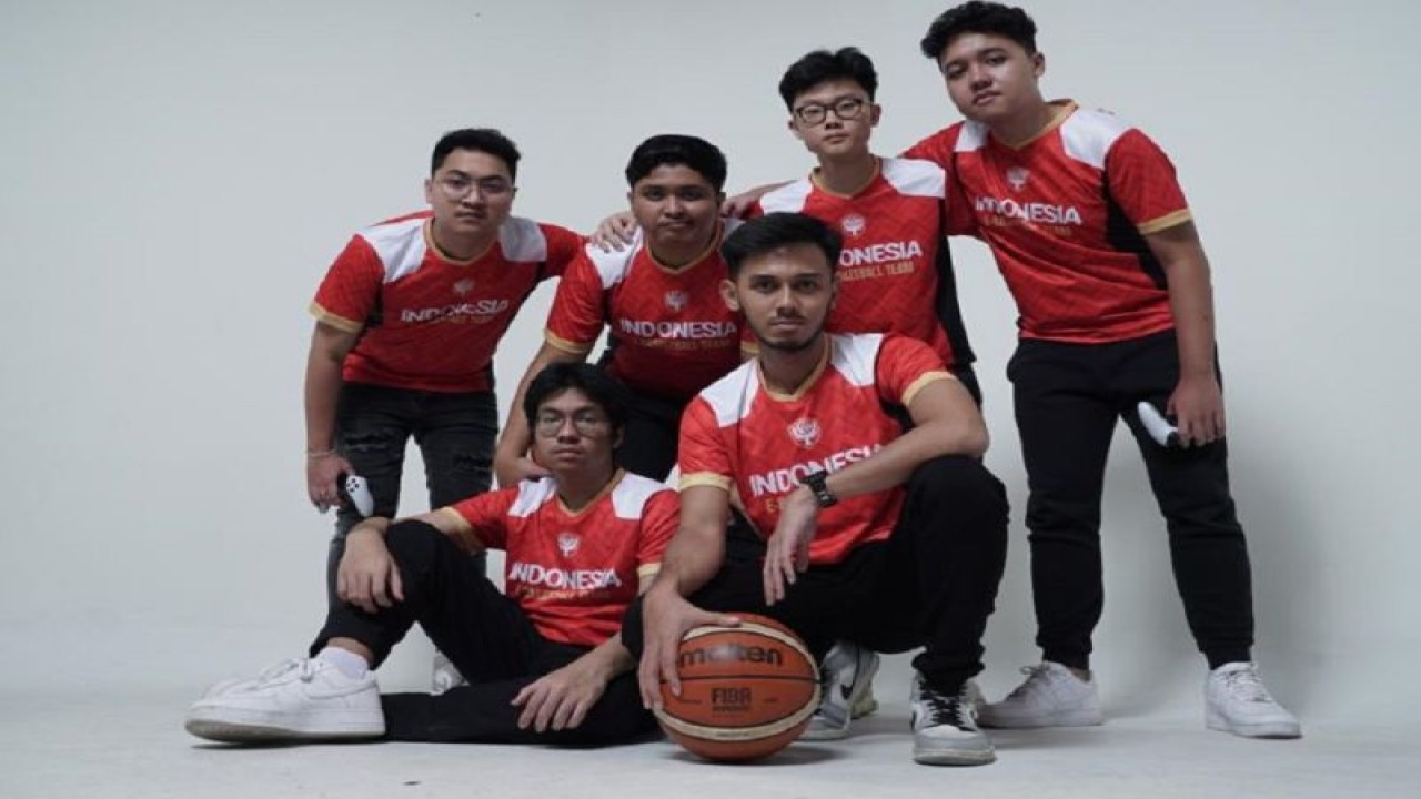Timnas Esports Basket Indonesia. ANTARA/HO-Perbasi