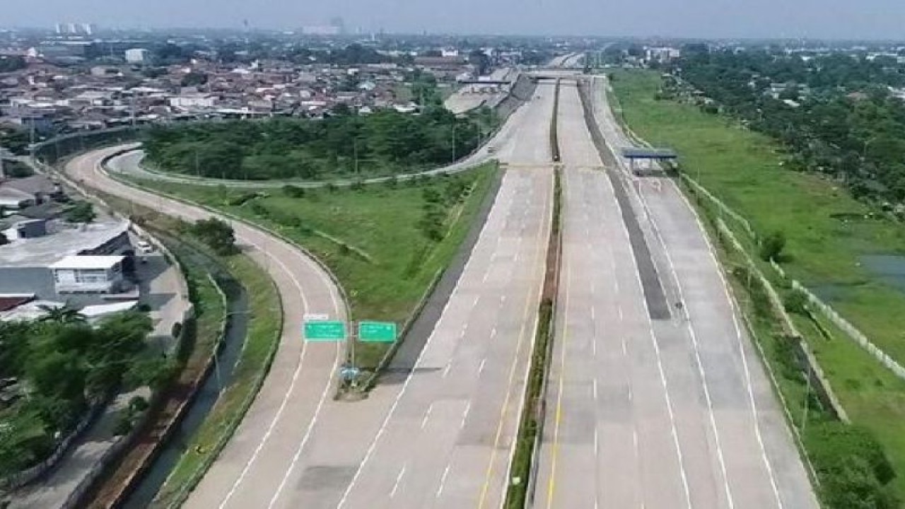 Kementerian PUPR tuntaskan pembangunan Jalan Tol Cinere-Jagorawi. ANTARA/HO - Kementerian PUPR