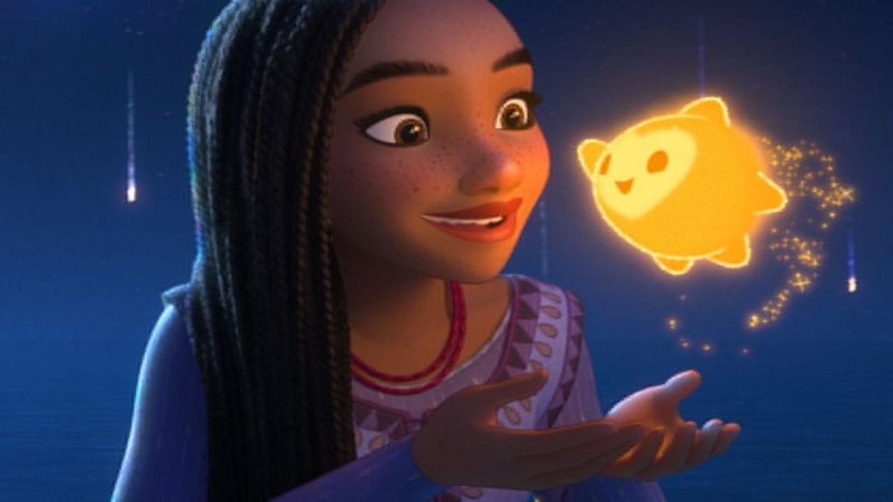 Potongan adegan di film animasi terbaru Disney "Wish". (ANTARA/HO-Disney)
