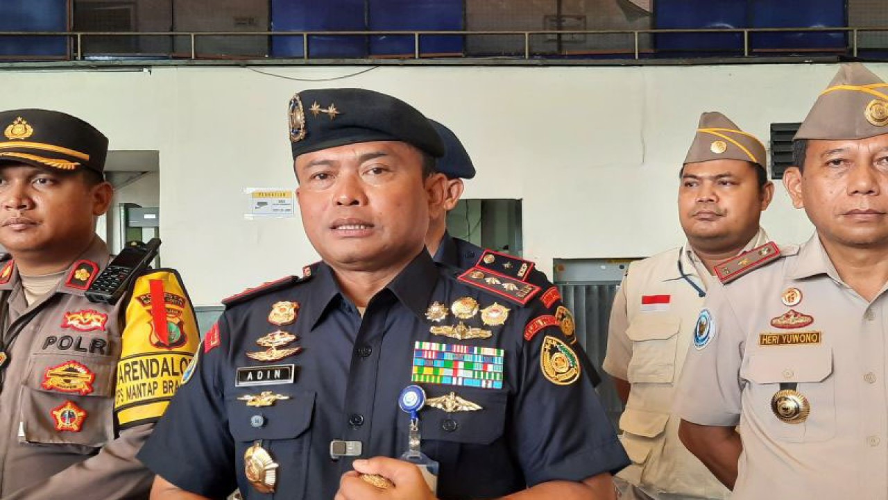 Direktur Jenderal Pengawasan Sumber Daya Kelautan dan Perikanan (Dirjen PSDKP) Kementerian Kelautan dan Perikanan (KKP) Laksda TNI Adin Nurawaluddin.