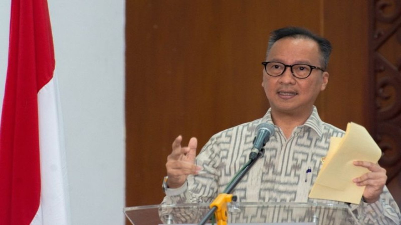 Menteri Perindustrian (Agus Gumiwang Kartasasmita). (ANTARA/HO Kementerian Perindustrian)