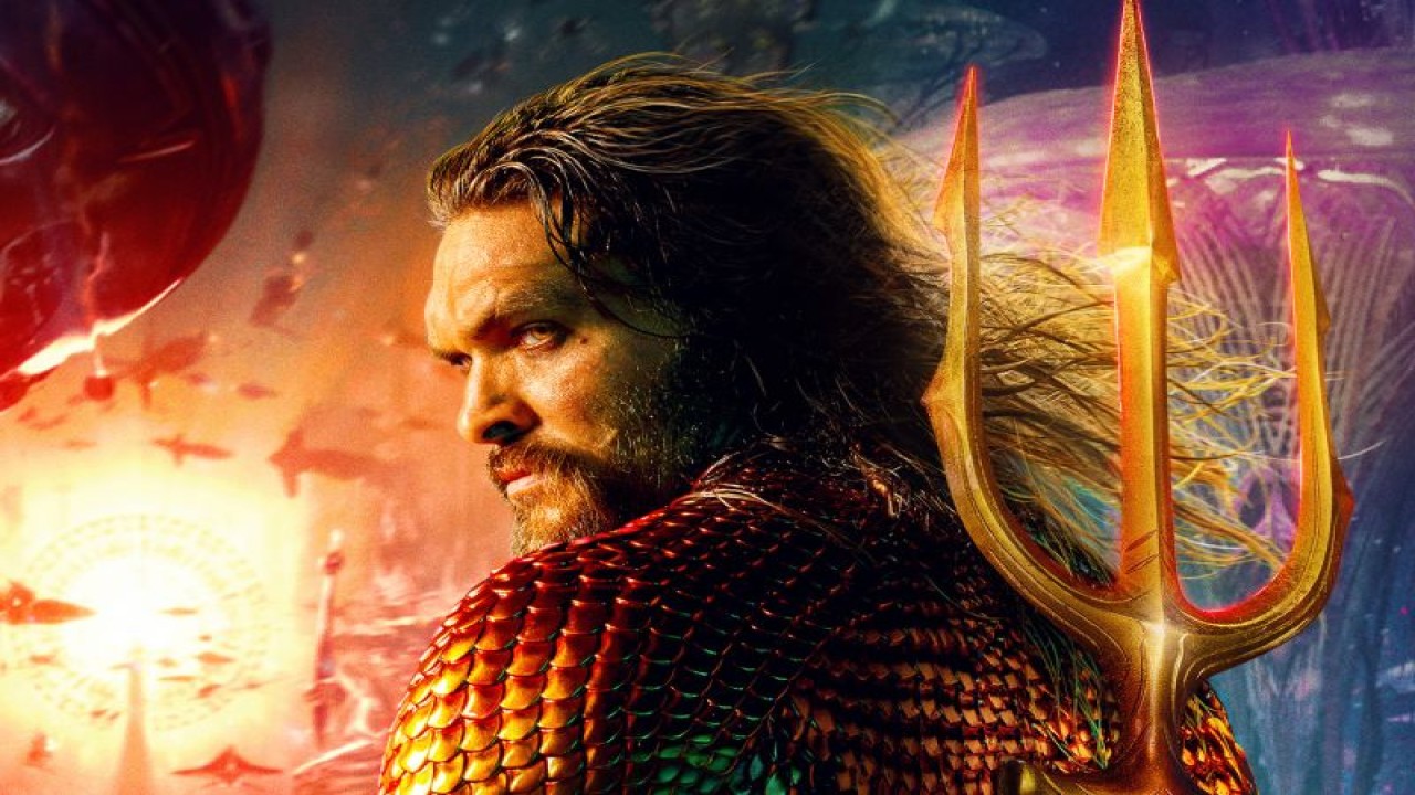Aktor Jason Momoa memerankan karakter Aquaman di film "Aquaman: The Lost Kingdom". (ANTARA/HO/Warner Bros. Pictures)