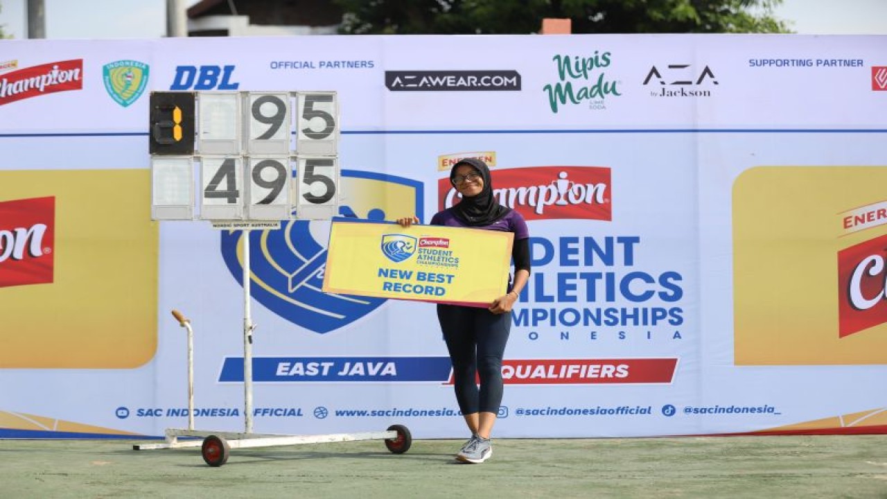 Aufar Fadilah Dwi Caksono. ANTARA/HO- Energen Champion Student Athletics Championships (SAC) Indonesia.