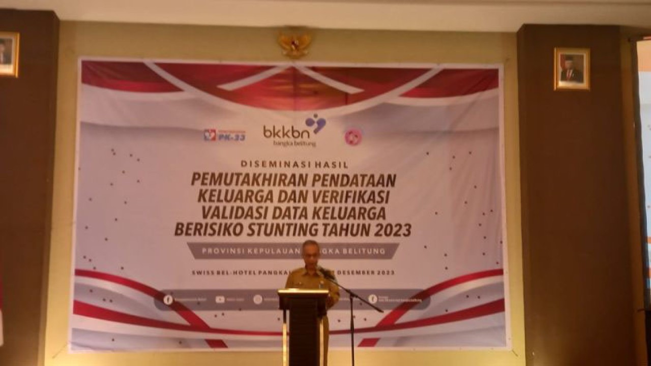 Kepala DP3AKKB Provinsi Kepulauan Bangka Belitung Asraf Suryadin (ANTARA/ HO-Aprionis)