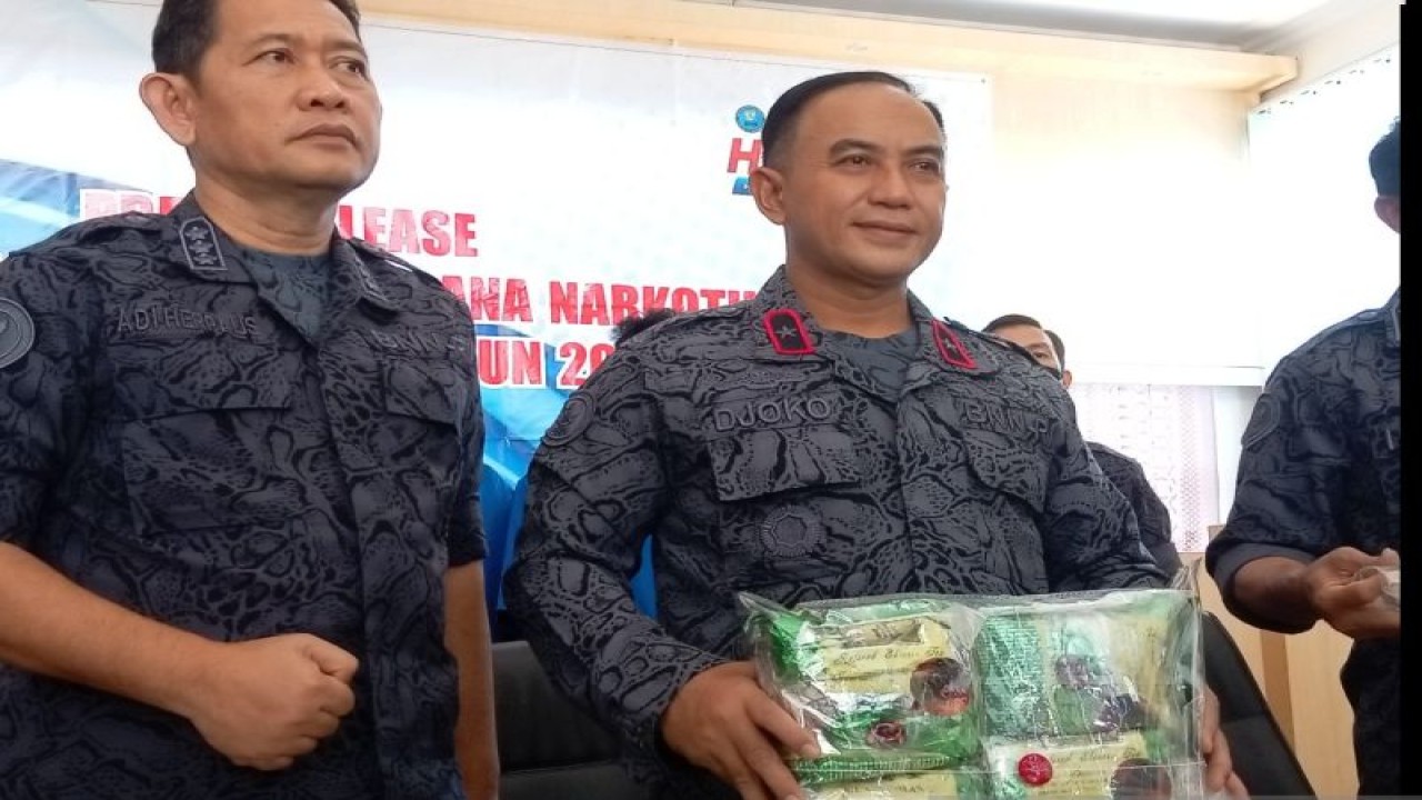 Kepala BNN Provinsi Sumsel Brigjen. Pol. Djoko Prihadi (ANTARA/ M Imam Pramana)