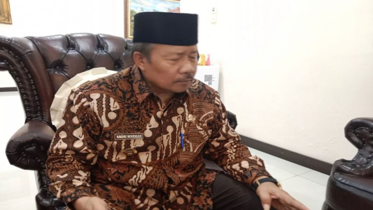 Bupati Agam Andri Warman. (Antara/Altas Maulana)