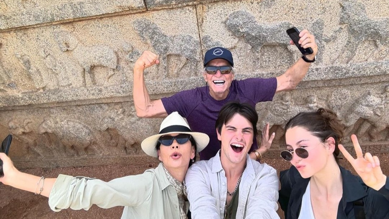 Catherine Zeta-Jones dan Michael Douglas liburan ke India/Instagram