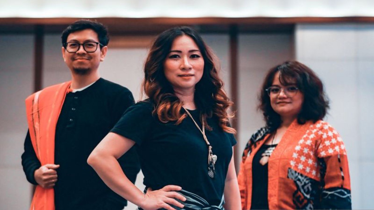 Trio grup asal Bandung D'Cinnamons (ANTARA/H.O D'Cinnamons)