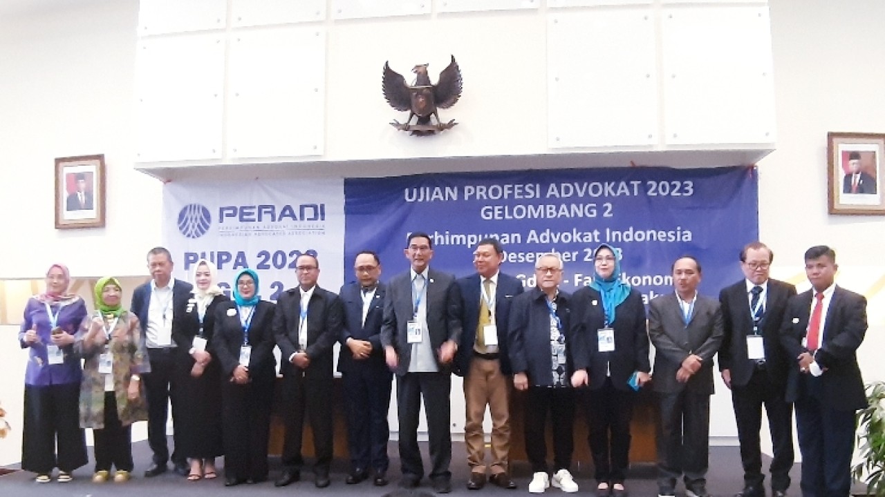 DPN PERADI laksanakan Ujian Profesi Advokat 2023 Gelombang 2 serentak seluruh Indonesia, Sabtu (16/12/2023)/Nusantaratv.com