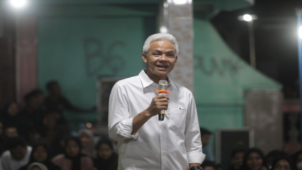 Calin Presiden Ganjar Pranowo. (ANTARA/HO-Tim Media Ganjar Pranowo)