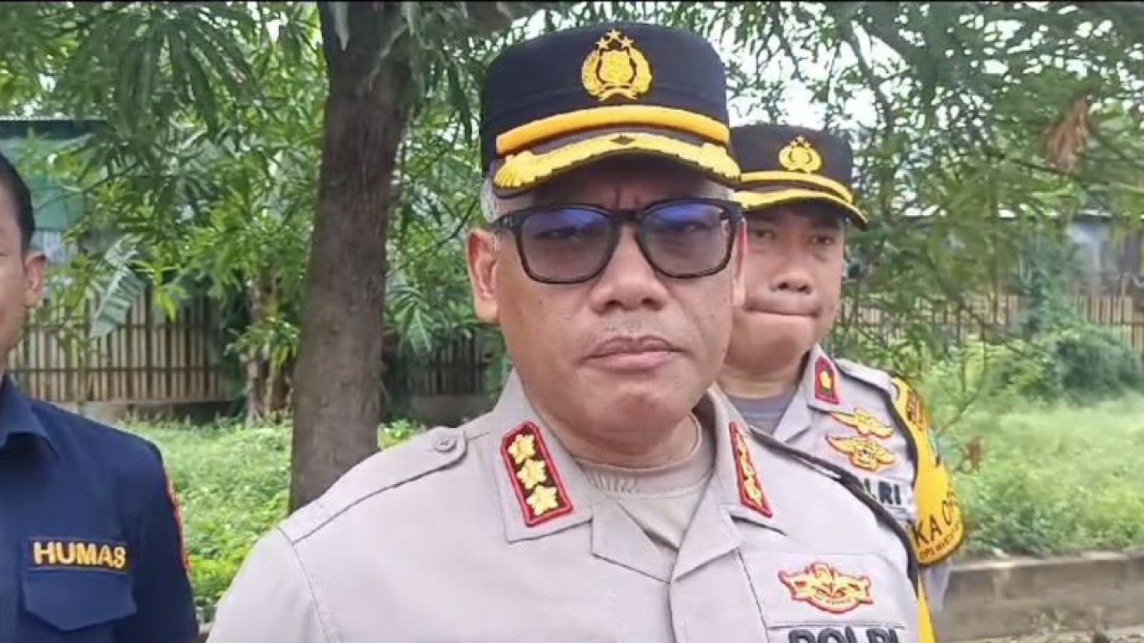 Kapolres Metro Jakarta Utara Kombes Pol Gidion Arif Setyawan ditemui di kawasan Kelapa Gading, Jakarta Utara, Kamis (14/12/2023). ANTARA/Abdu Faisal