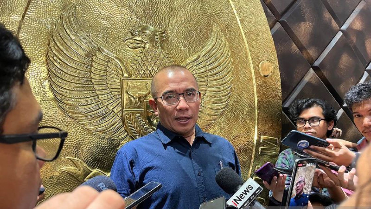 Ketua KPU RI Hasyim Asy'ari di Kantor KPU RI, Jakarta. ANTARA/Narda Margaretha Sinambela/aa.