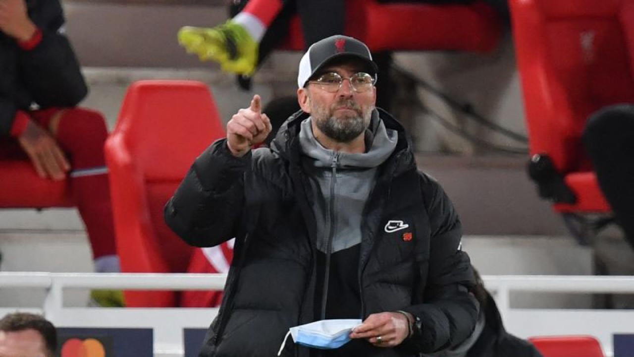 Pelatih Liverpool Jurgen Klopp. (Antara/AFP/PAUL ELLIS)