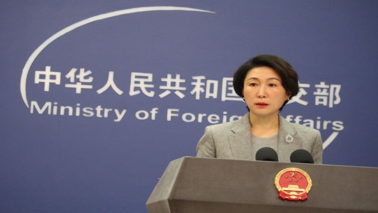 Juru Bicara Kementerian Luar Negeri China Mao Ning (ANTARA/Desca Lidya Natalia)