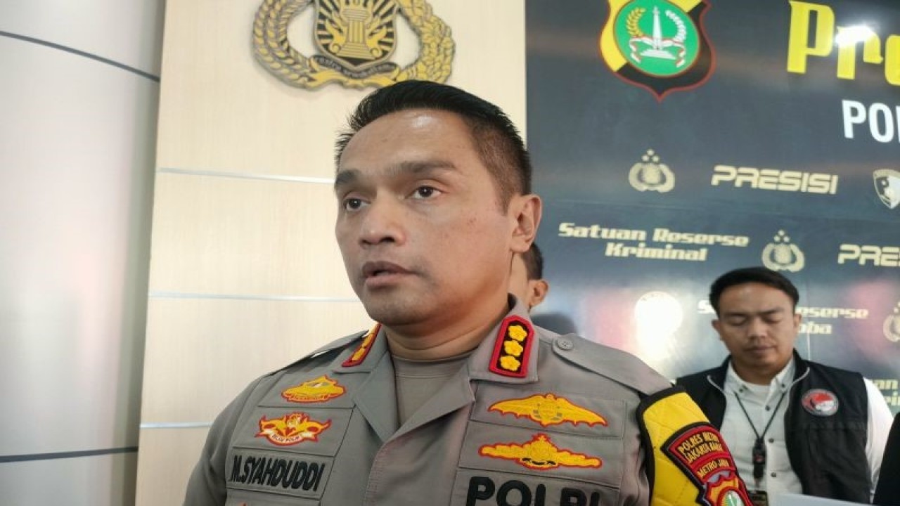 Kapolres Metro Jakarta Barat Kombes Pol M Syahduddi saat ditemui di Jakarta, Rabu (20/12/2023). ANTARA/Risky Syukur