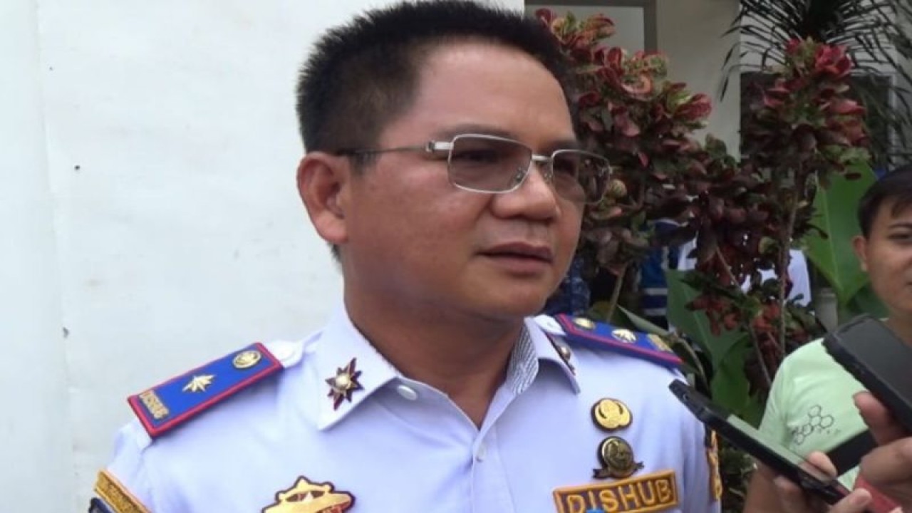 Kepala Dinas Perhubungan (Dishub) DKI Jakarta Syafrin Liputo di Polda Metro Jaya, Jakarta Selatan, Senin (18/12/2023). ANTARA/Ilham Kausar