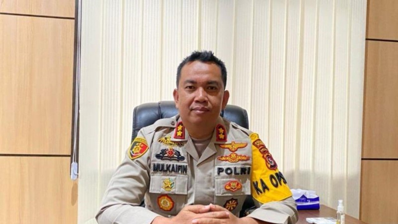 Kepala Polres Muna AKBP Mulkaifin. Antara/La Ode Muh Deden Saputra.