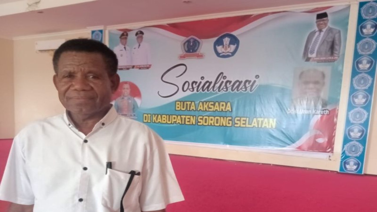 Ketua Muhammadiyah Sorong Selatan Lukman Wugaje (ANTARA/Yuvensius Lasa Banafanu)