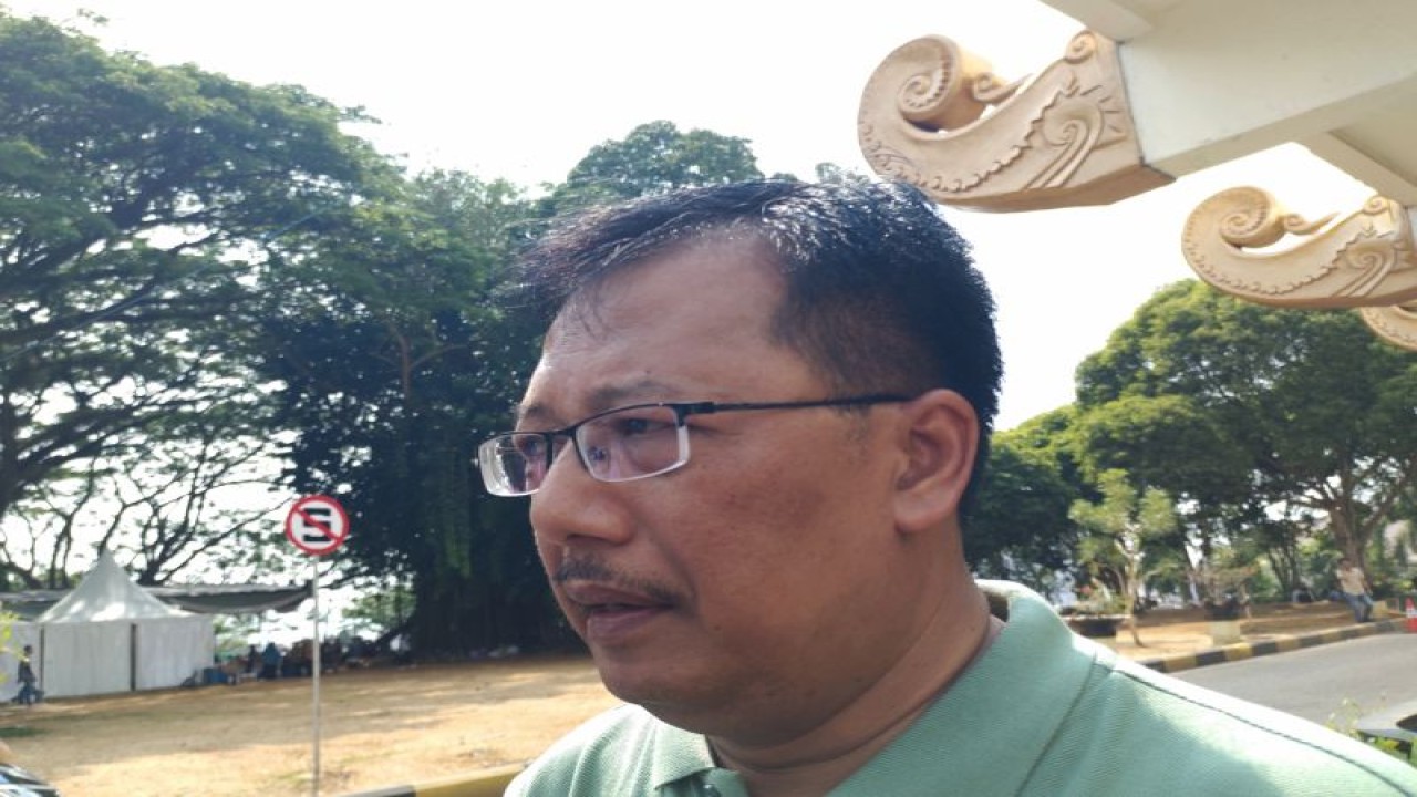 Arsip- Kepala Dinas Ketahanan Pangan, Tanaman Pangan dan Hortikultura Provinsi Lampung Bani Ispriyanto saat memberi keterangan. ANTARA/Ruth Intan Sozometa Kanafi.