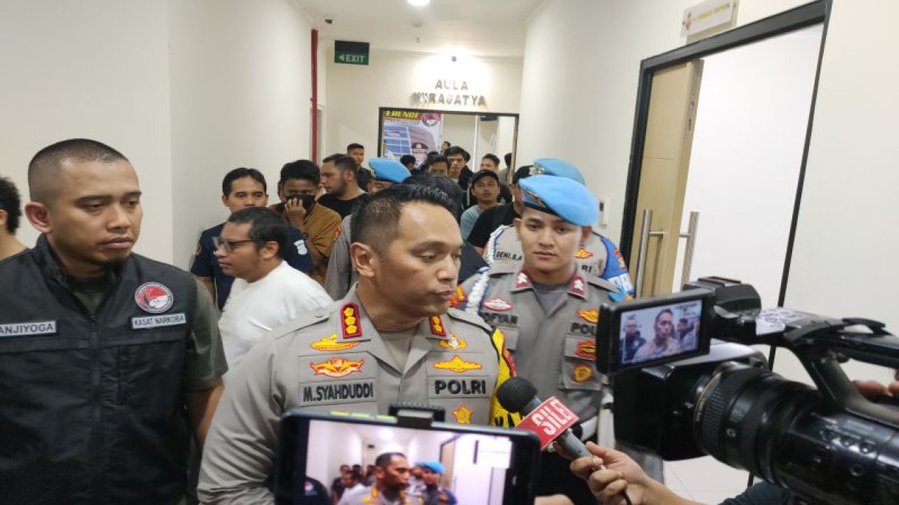 Kapolres Metro Jakarta Barat Kombes Pol M Syahduddi saat ditemui pada Jumat (15/12/2023). ANTARA/Risky Syukur