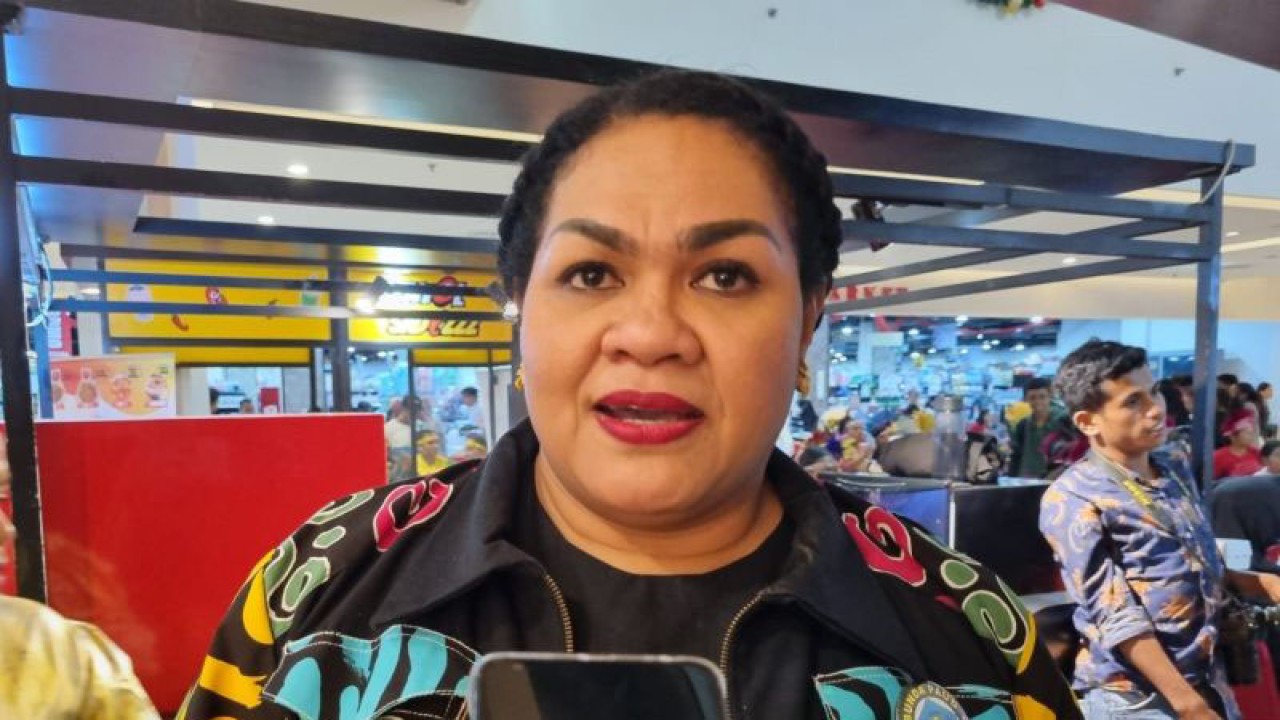 Wakil Ketua Satgas Stunting Manokwari Febelina Indou (ANTARA/Ali Nur Ichsan)