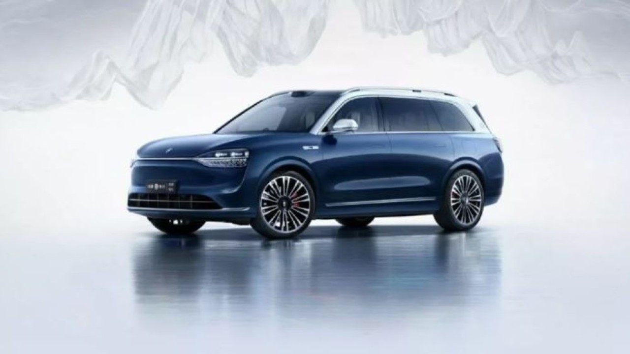 Merek kendaraan listrik yang didukung Huawei, Aito, meluncurkan SUV M9 untuk pasar China.  (Gizmochina)