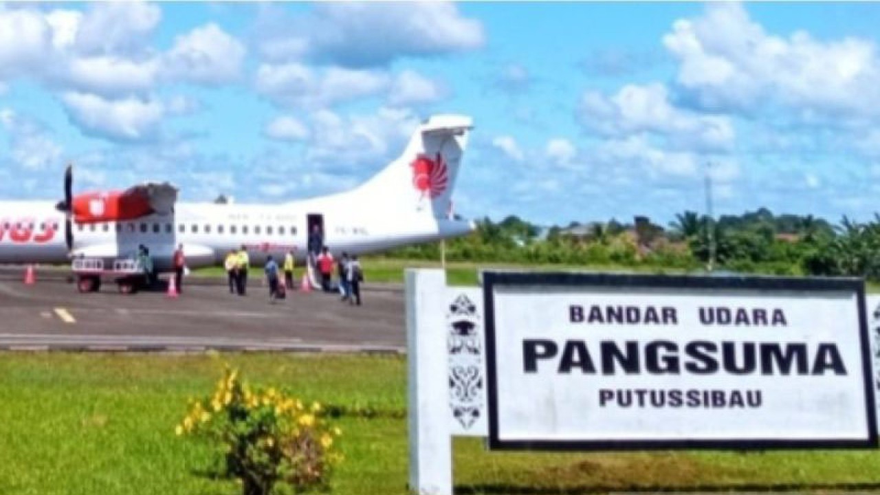 Bandara Pangsuma Putussibau, Kabupaten Kapuas Hulu, Kalimantan Barat. ANTARA (Teofilusianto Timotius)