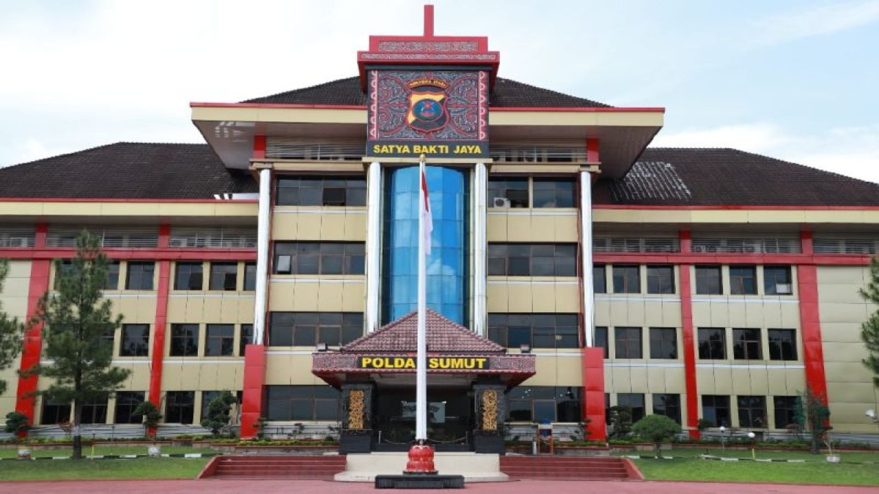 Kantor Kepolisian Daerah Sumatera Utara. (ANTARA/HO-Polda Sumut)