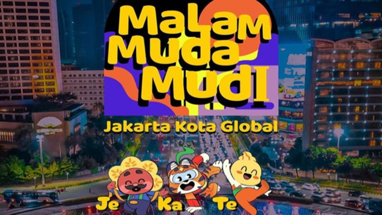 Poster acara pesta tahun baru "Malam Muda Mudi" yang diunggah di Instagram @dkijakarta, Rabu (27/12/2023) ANTARA/tangkapan layar