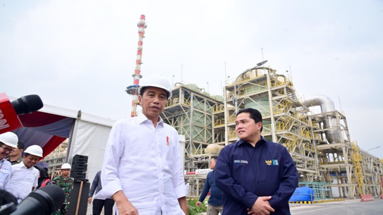 Presiden Joko Widodo memberikan keterangan di Jawa Timur, Kamis (14/12/2023). ANTARA/HO-Biro Pers Sekretariat Presiden.