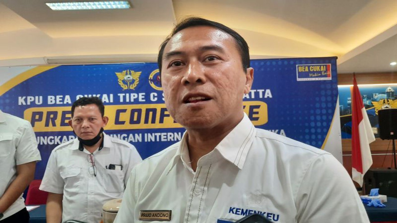 Kepala Subdirektorat Operasi dan Pengungkapan Jaringan Narkotika DJBC Prijo Andono (Azmi Samsul Maarif)