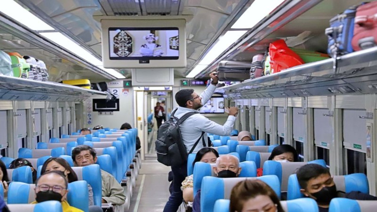 Ilustrasi - Penumpang kereta api. ANTARA/HO-KAI