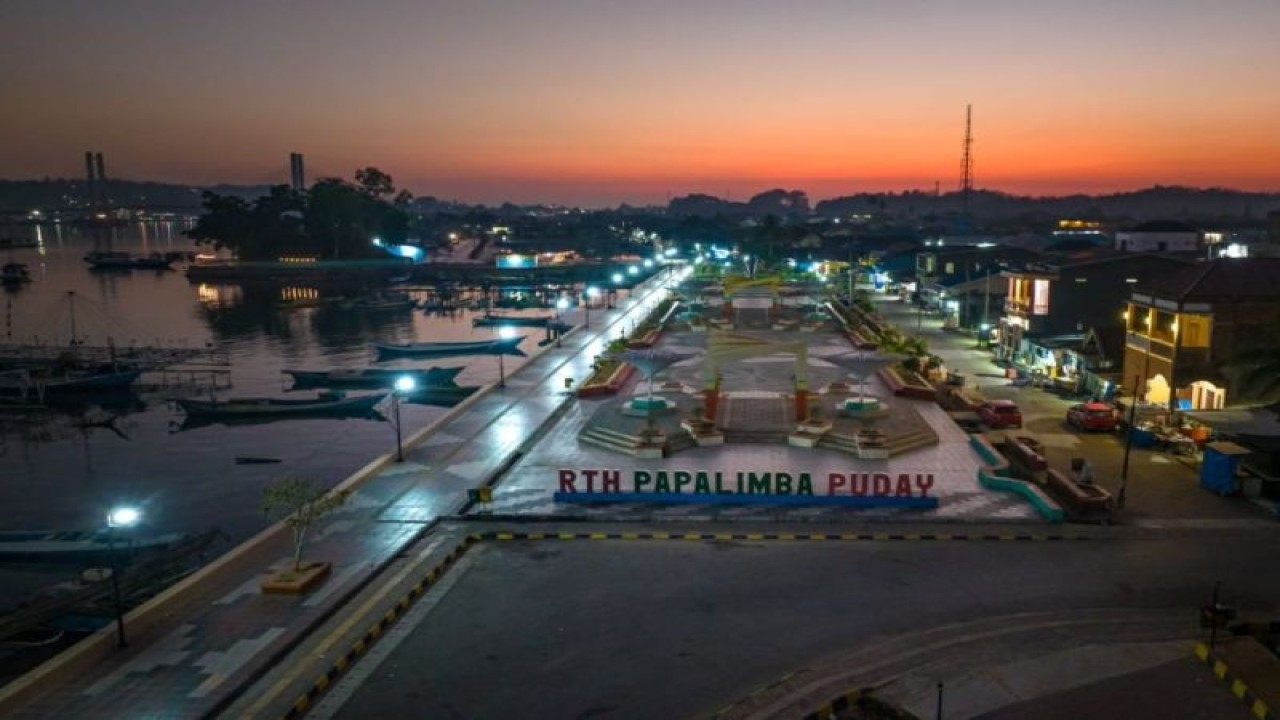 Kawasan Tepi Air Puday-Lapulu di Kota Kendari, Sulawesi Tenggara. ANTARA/HO-Kementerian PUPR