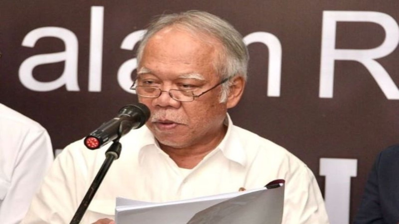 Menteri Pekerjaan Umum dan Perumahan Rakyat (PUPR) Basuki Hadimuljono. ANTARA/HO - Kementerian PUPR