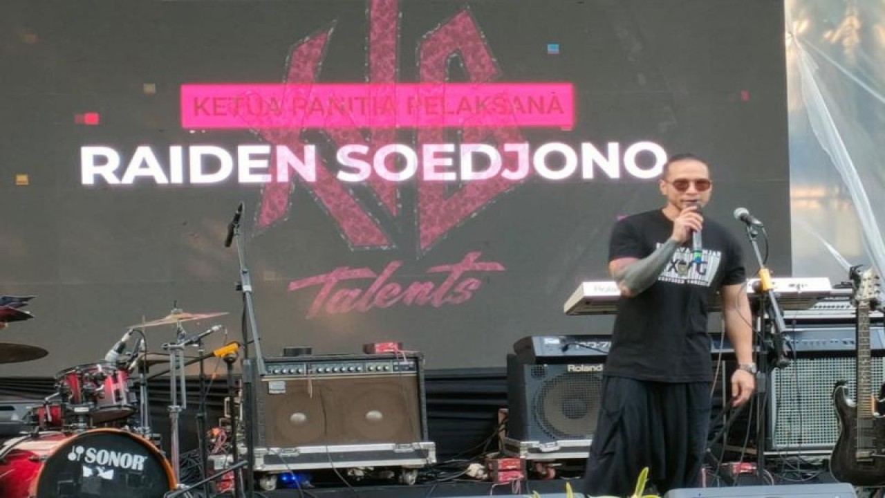 Ketua Panitia Pelaksana Extravaganjar talent Raiden Soedjono. ANTARA/HO-XVG