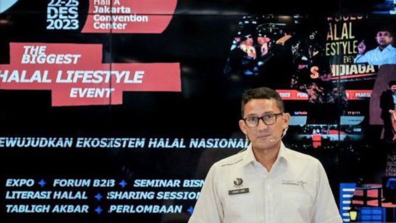 Menparekraf Sandiaga Salahuddin Uno. ANTARA/ HO-Kemenparekraf