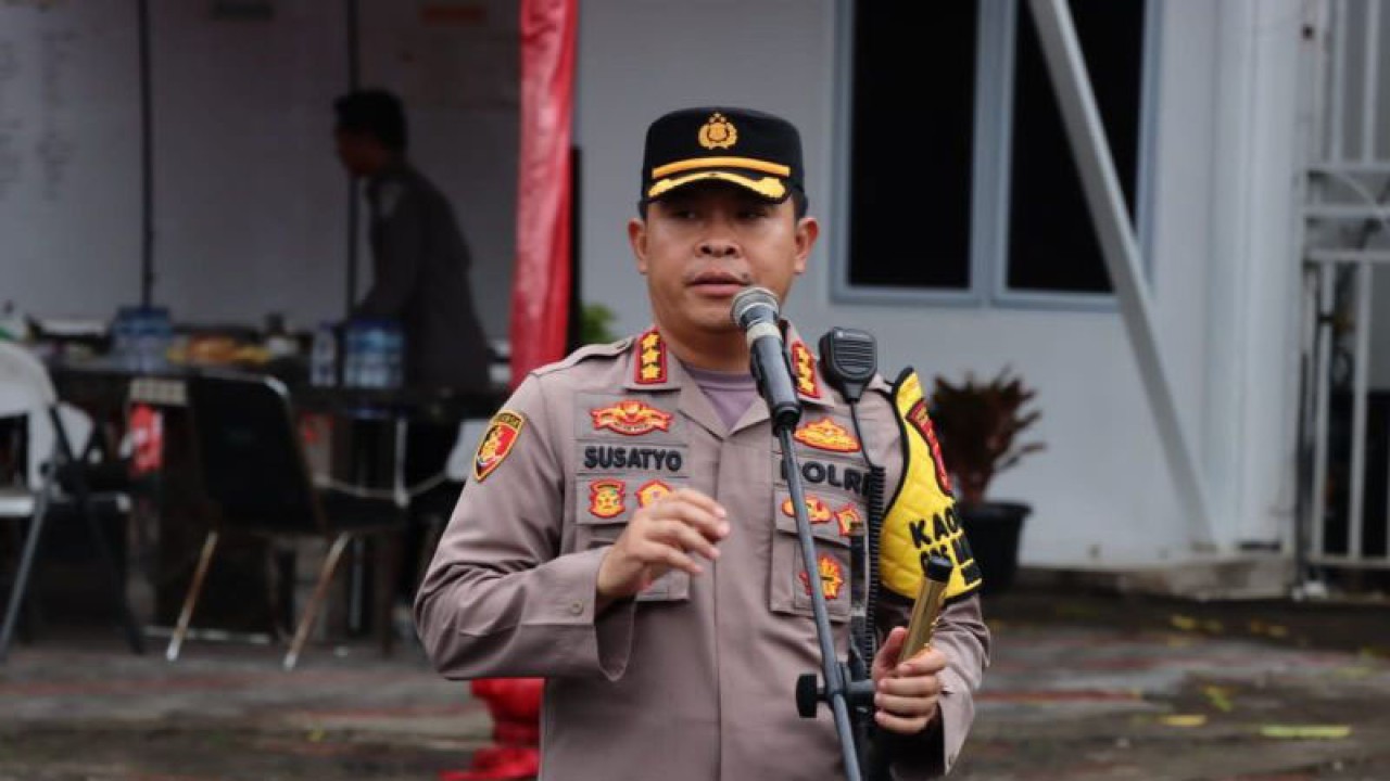 Kapolres Metro Jakarta Pusat Kombes Pol Susatyo Purnomo Condro di Jakarta, Selasa (12/12/2023). ANTARA/Ho/Polres Metro Jakarta Pusat