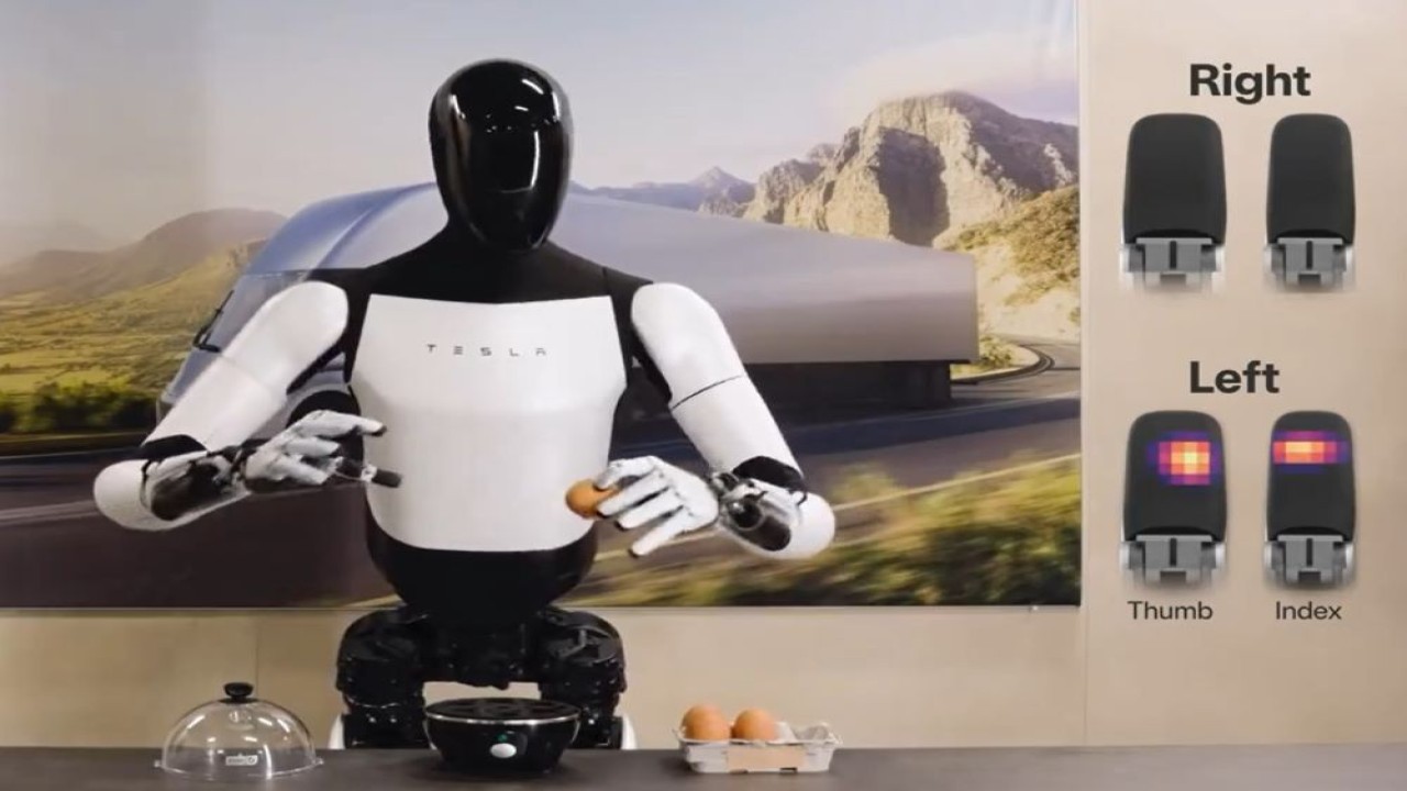 Tesla mengumumkan robot humanoid Optimus Gen 2 bakal segera diluncurkan. (Tangkapan layar)