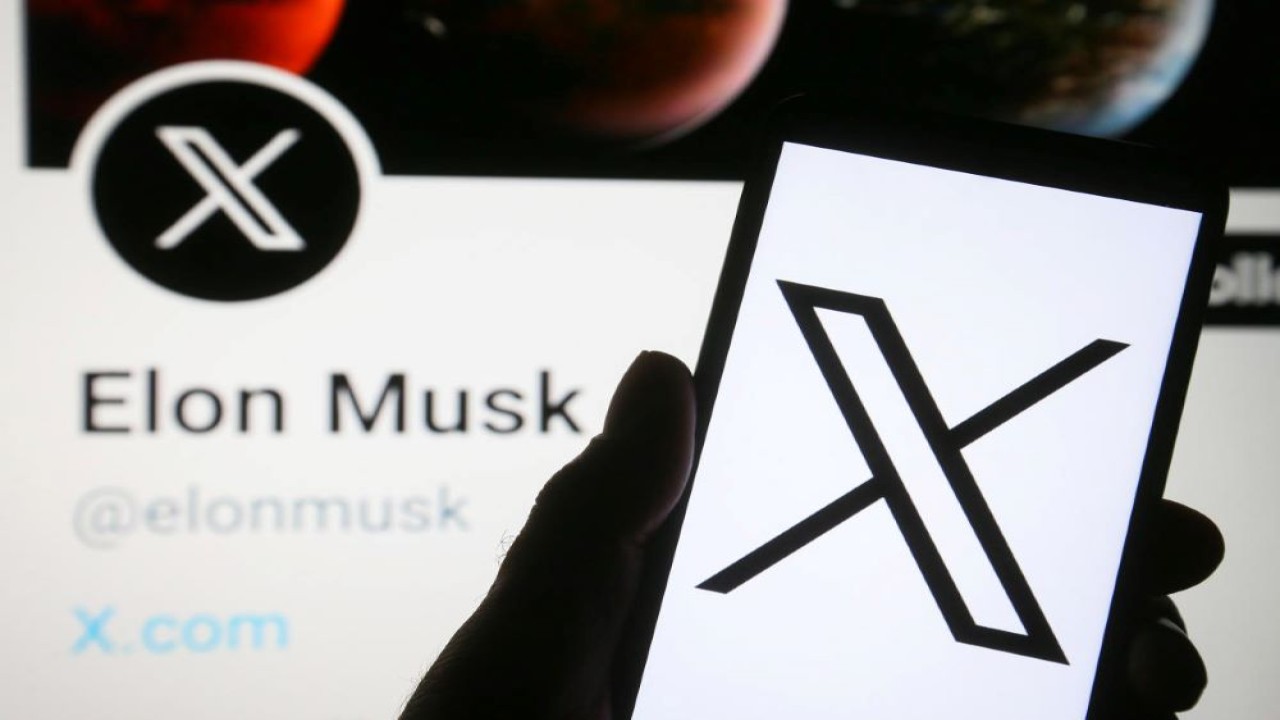 Ilustrasi. Platform media sosial X. (Reuters)