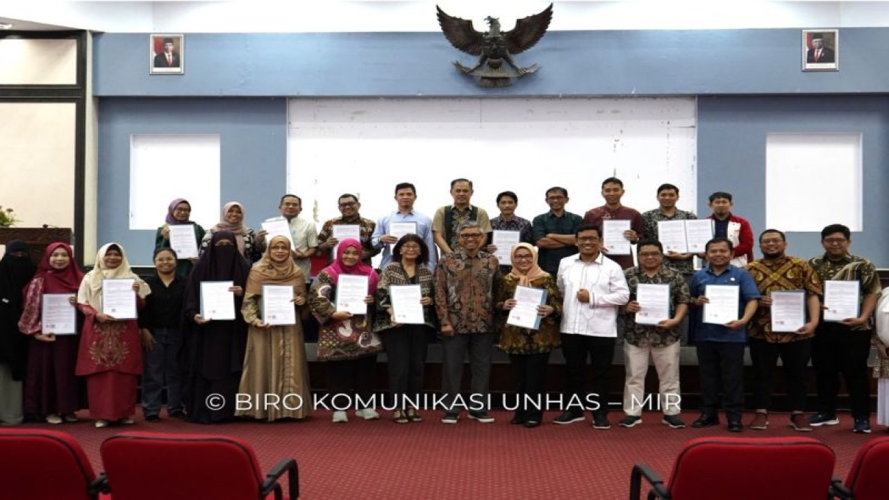 20 tim peneliti Unhas berhasil lolos pendanaan riset I-CORE dari Kemendikbudristek.ANTARA/HO-Unhas