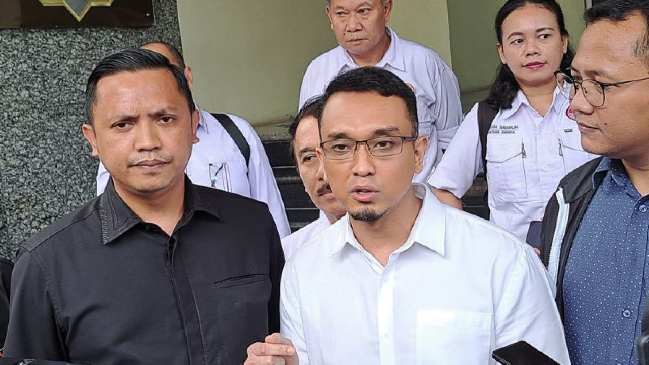Aiman Witjaksono saat ditemui di Polda Metro Jaya, Selasa (5/12/2023). ANTARA/Ilham Kausar/am.