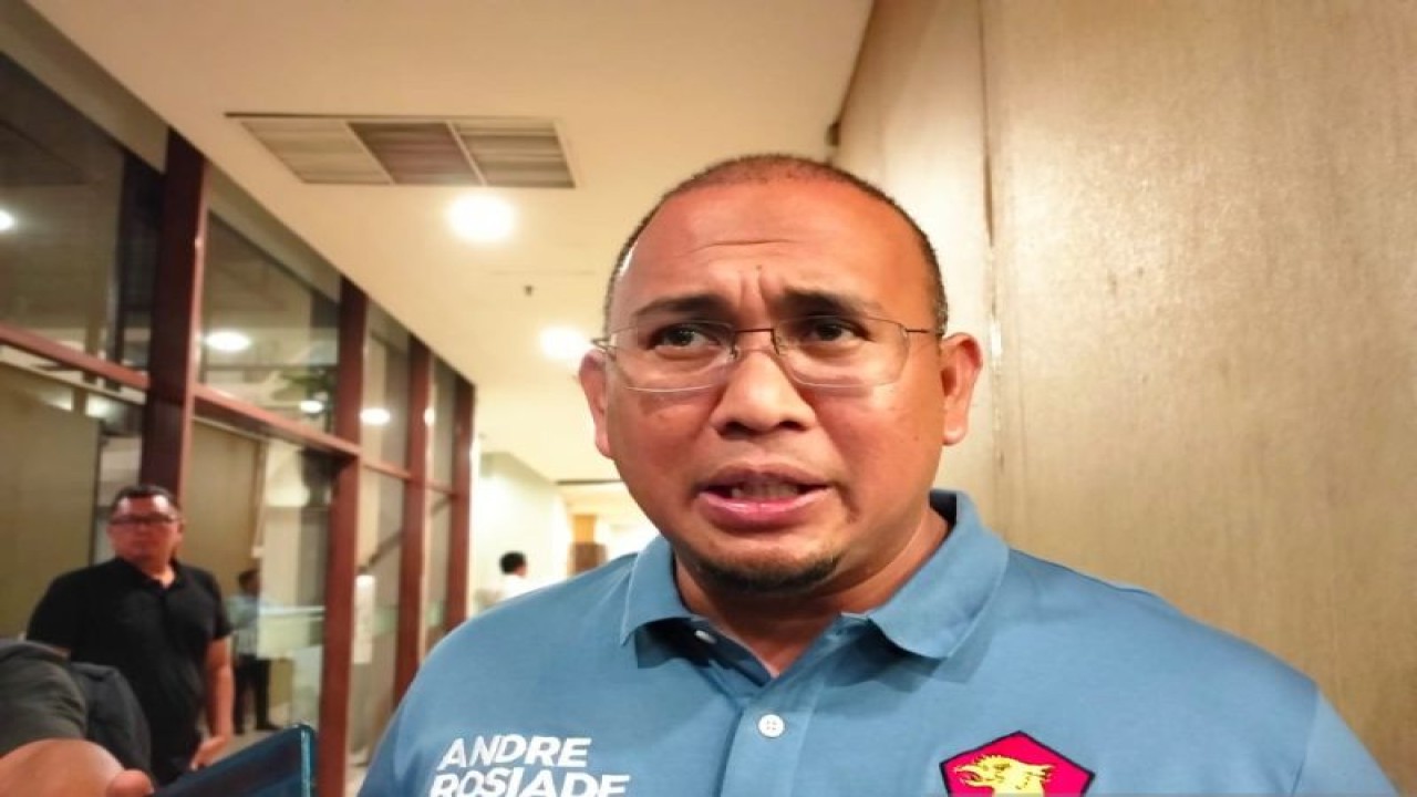 Juru Bicara (Jubir) Tim Kampanye Nasional (TKN) Prabowo-Gibran, Andre Rosiade. ANTARA/Muhammad Zulfikar